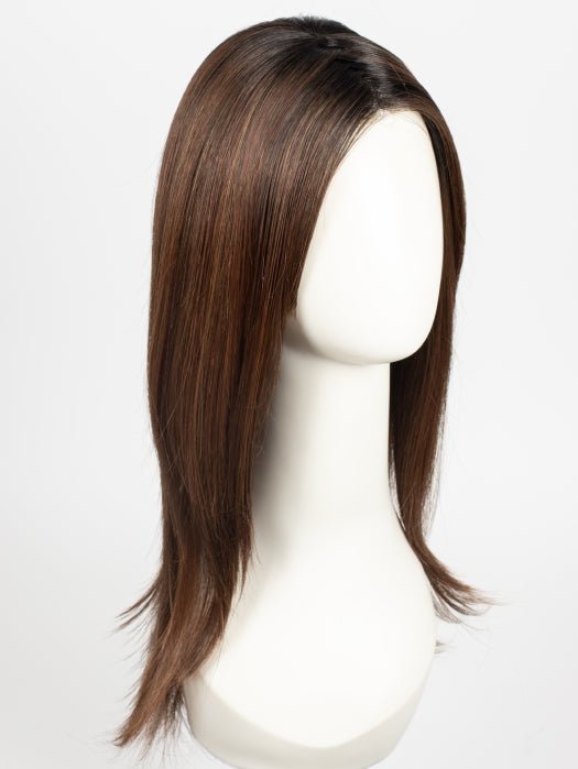 COLA WITH CHERRY | Medium Dark Brown/Medium and Dark Auburn Highlights and Dark Brown Roots