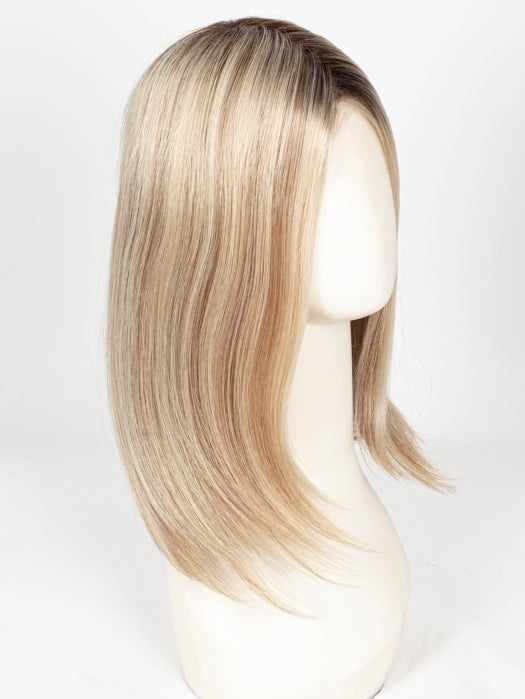 101/88/27S8 CATALINA BLONDE | Pale blonde with Pure White Natural Violet halo highlights, shaded medium brown