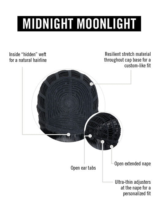 Midnight Moonlight | HF Synthetic Wig (Basic Cap)