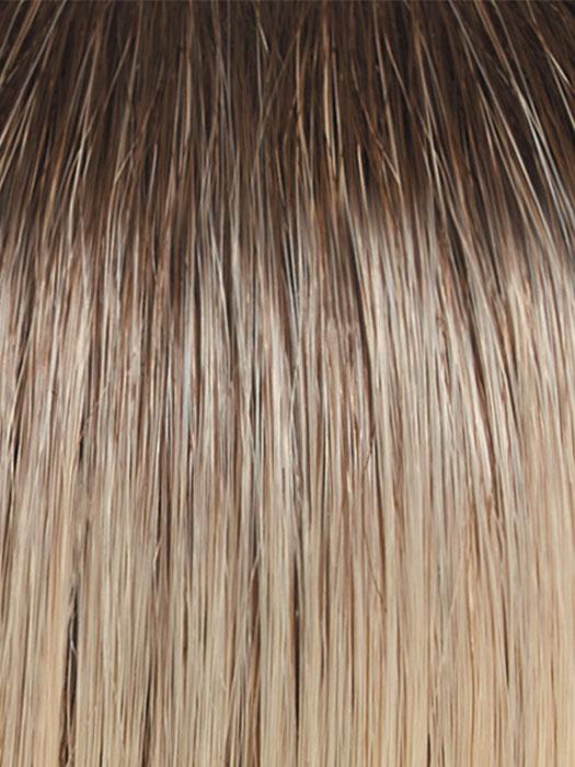 RL613SS SHADED PLATINUM | Dark Brown roots with Warm Platinum Blonde