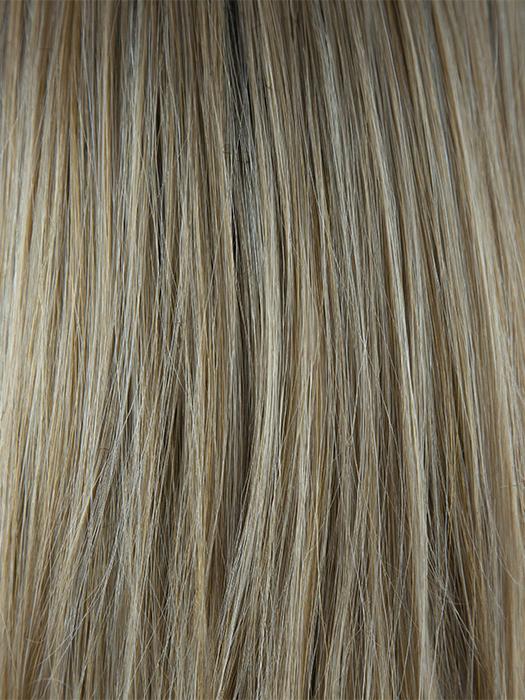 SANDALWOOD H | Rooted Dark with Dark Gold Blonde with Platinum Blonde highlights