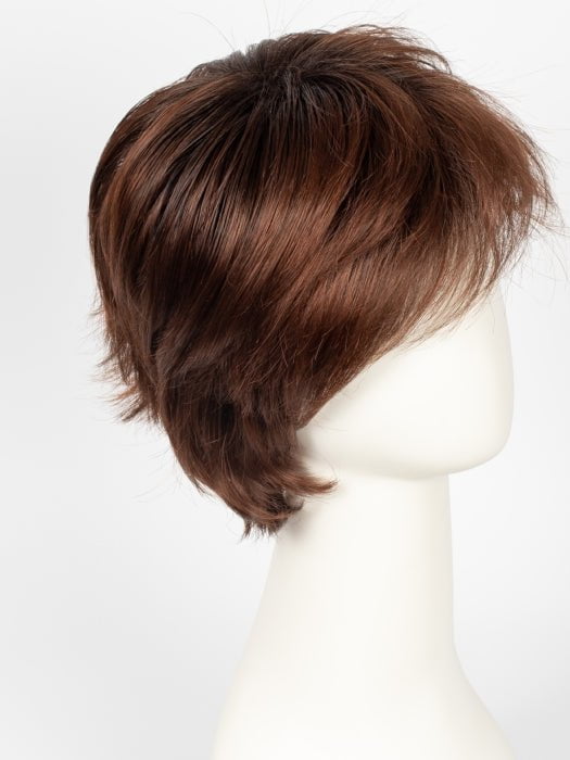 SS130 SHADED DARK COPPER | Bright Reddish Brown With Subtle Copper Highlights Dark Brown with Subtle Warm Highlights Roots