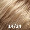 14/24-Creme Soda med natural ash blond blended w/ light natural blond