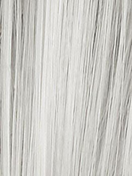 SILVER-GREY ROOTED | Pure Silver White and Pearl Platinum Blonde Blend and Dark Brown Roots