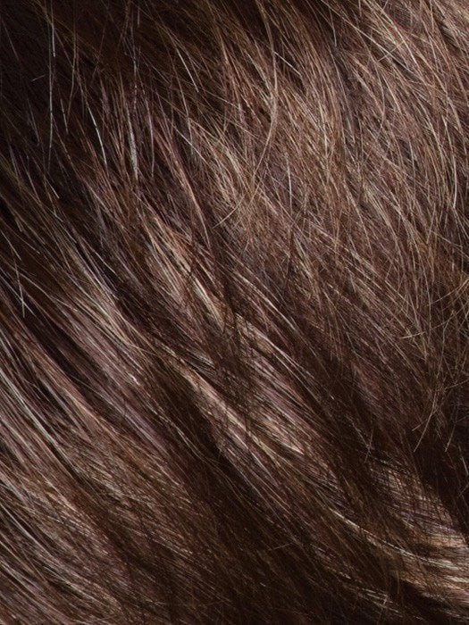 AUBURN SUGAR | Rooted Dark Auburn with Medium Auburn Base with Dark Strawberry Blonde Highlights