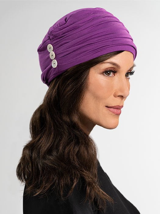 THE BUTTON SOFTIE by Jon Renau in PLUM