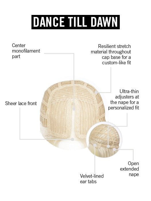 Cap Design | Lace Front | Center Monofilament Part | Wefted