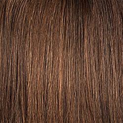 Blend of Strawberry Blonde (27), Medium Auburn (30), and Darkest Brown (2)