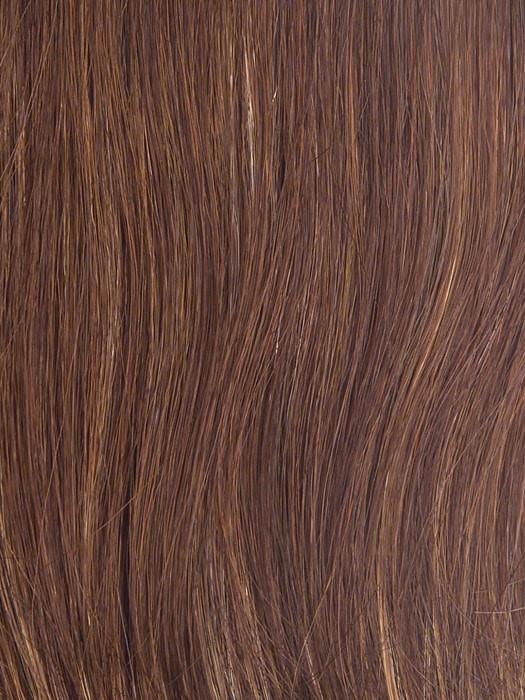 Color R3025S+ = Glazed Cinnamon: Medium Reddish Brown w/Ginger Highlights