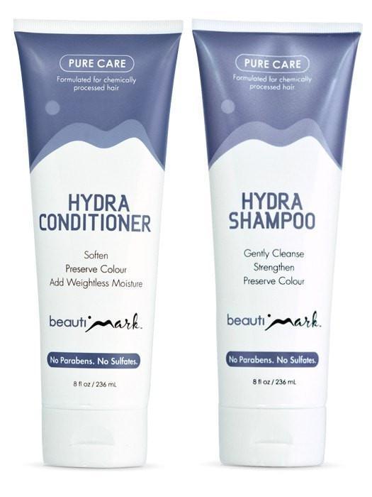 Daily Duo by BeautiMark - Pure Care Shampoo & Conditioner for Human Hair
