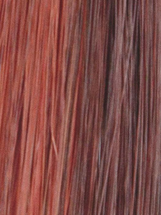 SHEER-PLUM | Dark Brown and Bright Auburn blend
