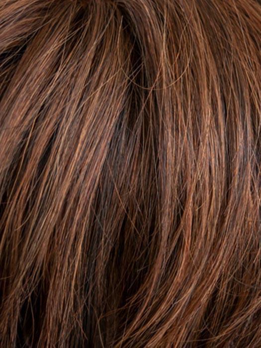 H8 | Off Black base with Chestnut Brown, Dark Auburn and Russet blend