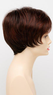 CHOCOLATE CHERRY | Dark Brown roots with overall Medium Brown base with Deep Red highlights