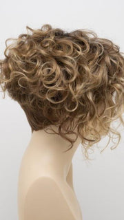 GOLDEN NUTMEG | Medium Brown roots with overall Warm Cinnamon base and Golden Blonde highlights