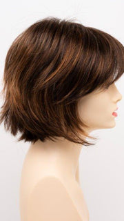 CHOCOLATE CARAMEL | Medium Brown with Soft Red and Blonde highlights