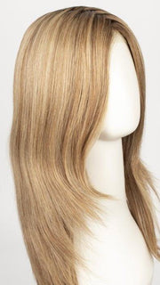 SS12/22 SHADED CAPPUCCINO | Light Golden Brown Evenly Blended with Cool Platinum Blonde Highlights and Dark Roots