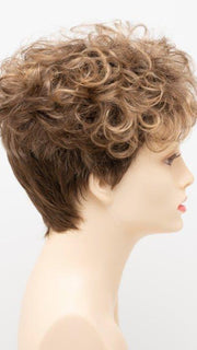 TOASTED SESAME |  Medium Brown roots with overall Warm Cinnamon base and Golden Blonde hightlights