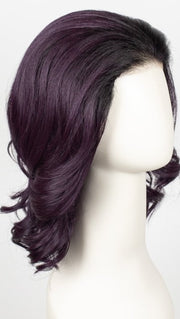 MIDNIGHT-IRIS | Blend of Darkest Brown and Dark Violet with Black Roots