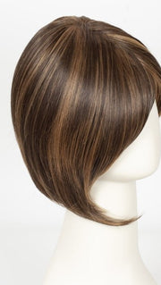 6F27 CARAMEL RIBBON  | Dark Brown with Light Red-Gold Blonde Highlights and Tips