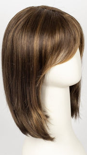 6F27 CARAMEL RIBBON  | Dark Brown with Light Red-Gold Blonde Highlights and Tips