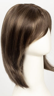 8RH14 HOT COCOA  | Medium Brown  with 33% Medium Natural Blonde Highlights