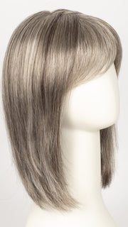 39F38 ROASTED CHESNUT | Light Natural Ash Brown with 75% Grey Front, graduating to Medium Brown with 35% Grey Nape 