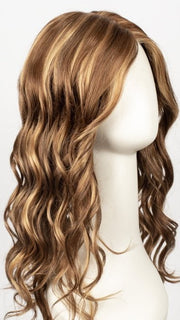 FS27  | Medium Red-Gold Brown and Light Red-Gold Blonde Blend with Light Red-Gold Blonde Bold Highlights