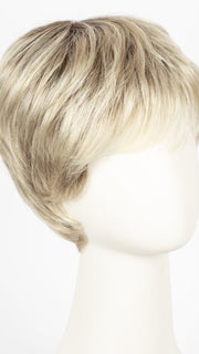 CHAMPAGNE ROOTED | Light Beige Blonde,  Medium Honey Blonde, and Platinum Blonde Blend with Dark Roots