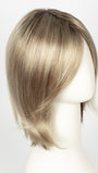 CHAMPAGNE ROOTED | Light Beige Blonde, Medium Honey Blonde, and Platinum Blonde Blend with Dark Roots