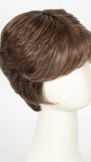 Color MOCCA-ROOTED = Medium Brown, Light Brown, and Light Auburn blend with Dark Roots