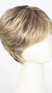 Color SANDY-BLONDE-ROOTED = Medium Honey Blonde, Light Ash Blonde, and Lightest Reddish Brown blend with Dark Roots