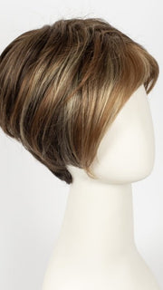 Color MOCCA-LIGHTED = Light Brown base with Light Caramel highlights on the top only, darker nape