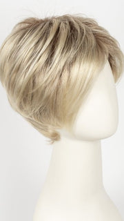 Color LIGHT-CHAMPAGNE-ROOTED = Platinum Blonde, Light Golden Blonde, Light Ash Blonde blend and Dark Roots