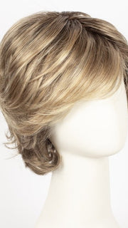 DARK-SAND-ROOTED 14.24.26 | Light Brown base with Lighest Ash Brown and Medium Honey Blonde blend and Dark Roots