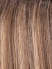 24B18S8 | Medium Natural Ash and Light Natural Gold Blonde Blend, Shaded with Medium Brown