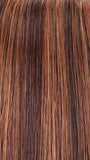 FS4/33/30A MIDNIGHT COCOA | Dark Brown, Medium Red, Medium Natural Red Blonde/Brown Blend with Medium Natural Red Blonde/Brown Blend Bold Highlights