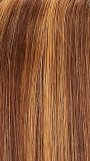 6F27 CARAMEL RIBBON | Brown with Light Red-Gold Blonde Highlights & Tips