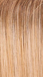 24B/27CS10 | Light Gold Blonde & Medium Red-Gold Blonde Blend, Shaded w/ Light Brown root