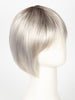 Silver Blonde Rooted  Medium Honey Blonde, Light Ash Blonde, and Lightest Reddish Brown blend with Dark Roots