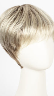 Light Champagne Rooted | Pearl Platinum and Light Golden Blonde Blend with Medium Brown Roots