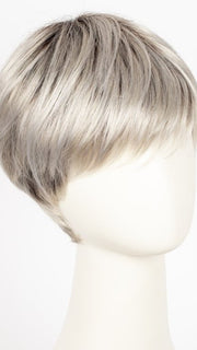 Silver Blonde Rooted  Medium Honey Blonde, Light Ash Blonde, and Lightest Reddish Brown blend with Dark Roots