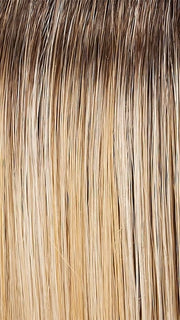 12FS8 SHADED PRALINE | Medium Natural Gold Blonde, Light Gold Blonde, Pale Natural Blonde Blend, Shaded with Dark Brown
