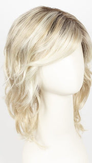 PASTEL BLONDE ROOTED | Platinum, Dark Ash Blonde, and Medium Honey Blonde blends With Dark Roots
