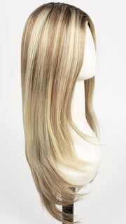 12FS8 | Light Gold Brown, Light Natural Gold Blonde and Pale Natural Gold-Blonde Blend, Shaded with Medium Brown