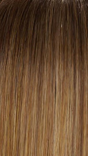 14/26S10 | Light Gold Blonde and Medium Red-Gold Blonde Blend, Shaded with Light Brown