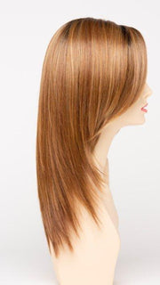 GOLDEN NUTMEG | Medium Brown roots with overall Warm Cinnamon base and Golden Blonde hightlights