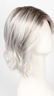 SILVER BLONDE ROOTED 60.23 | Pearl White and Lightest Pale Blonde Blend with Shaded Roots
