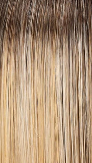 12FS8 | Light Gold Brown, Light Natural Gold Blonde and Pale Natural Gold-Blonde Blend, Shaded with Medium Brown