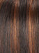 FS4/33/30A MIDNIGHT COCOA | Dark Brown, Medium Red, Medium Natural Red Blonde/Brown Blend with Medium Natural Red Blonde/Brown Blend Bold Highlights