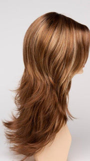 CREAMED COFFEE | Medium Brown roots and base with Cinnamon and Golden Blonde highlights